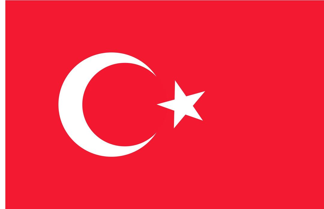Flag of Turkey png transparent