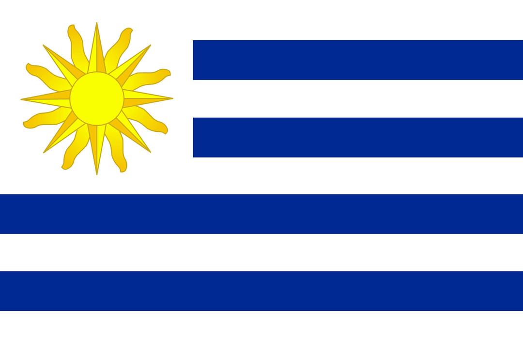 Flag of Uruguay png transparent