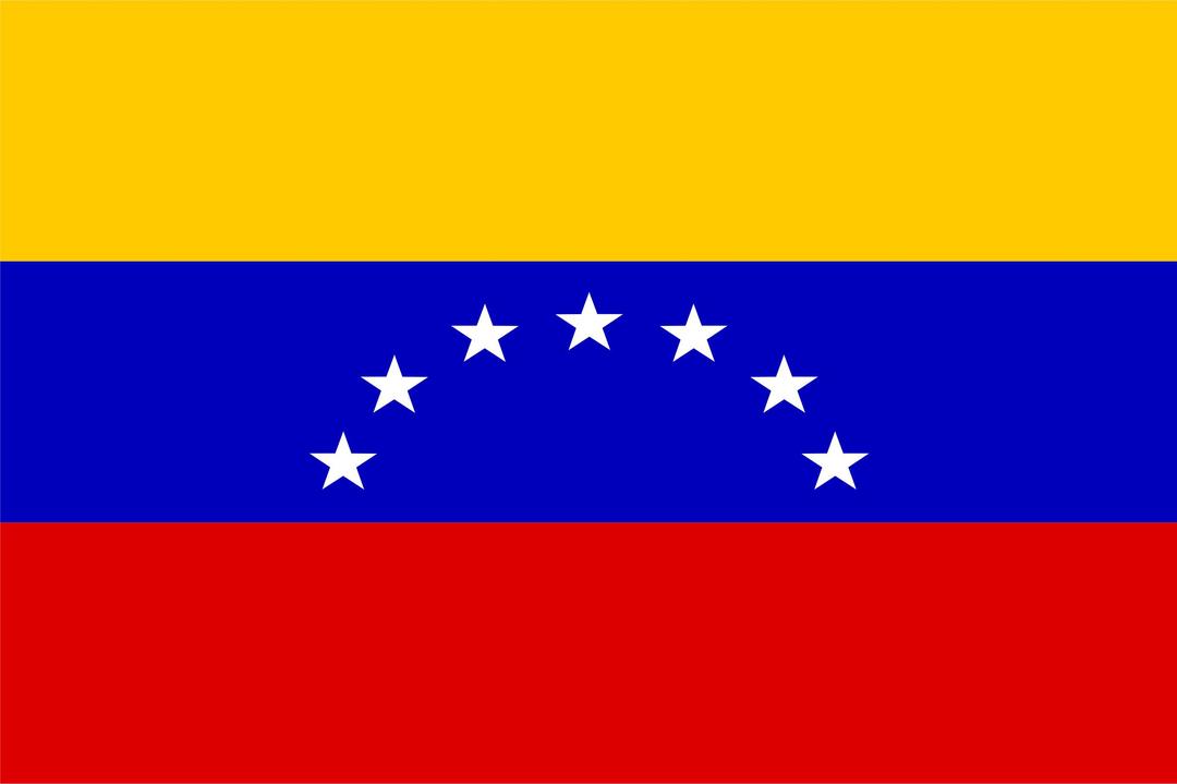 flag of Venezuela png transparent