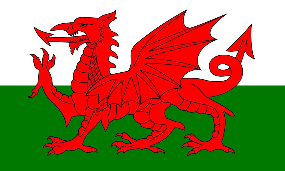 Flag of Wales United Kingdom png transparent