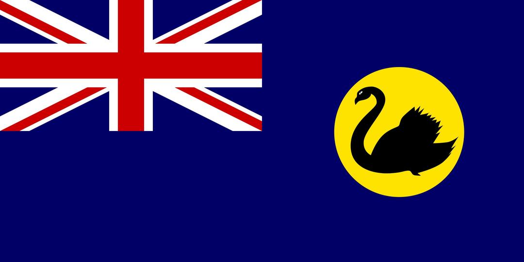 Flag of Western Australia png transparent