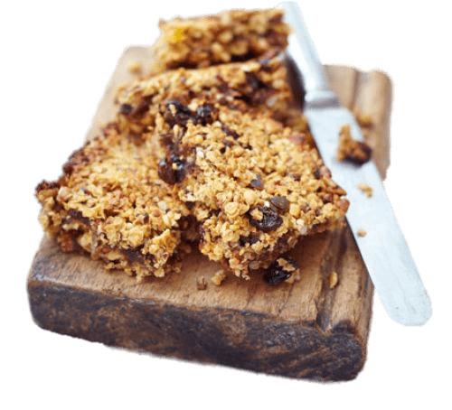Flapjacks on A Wooden Board png transparent
