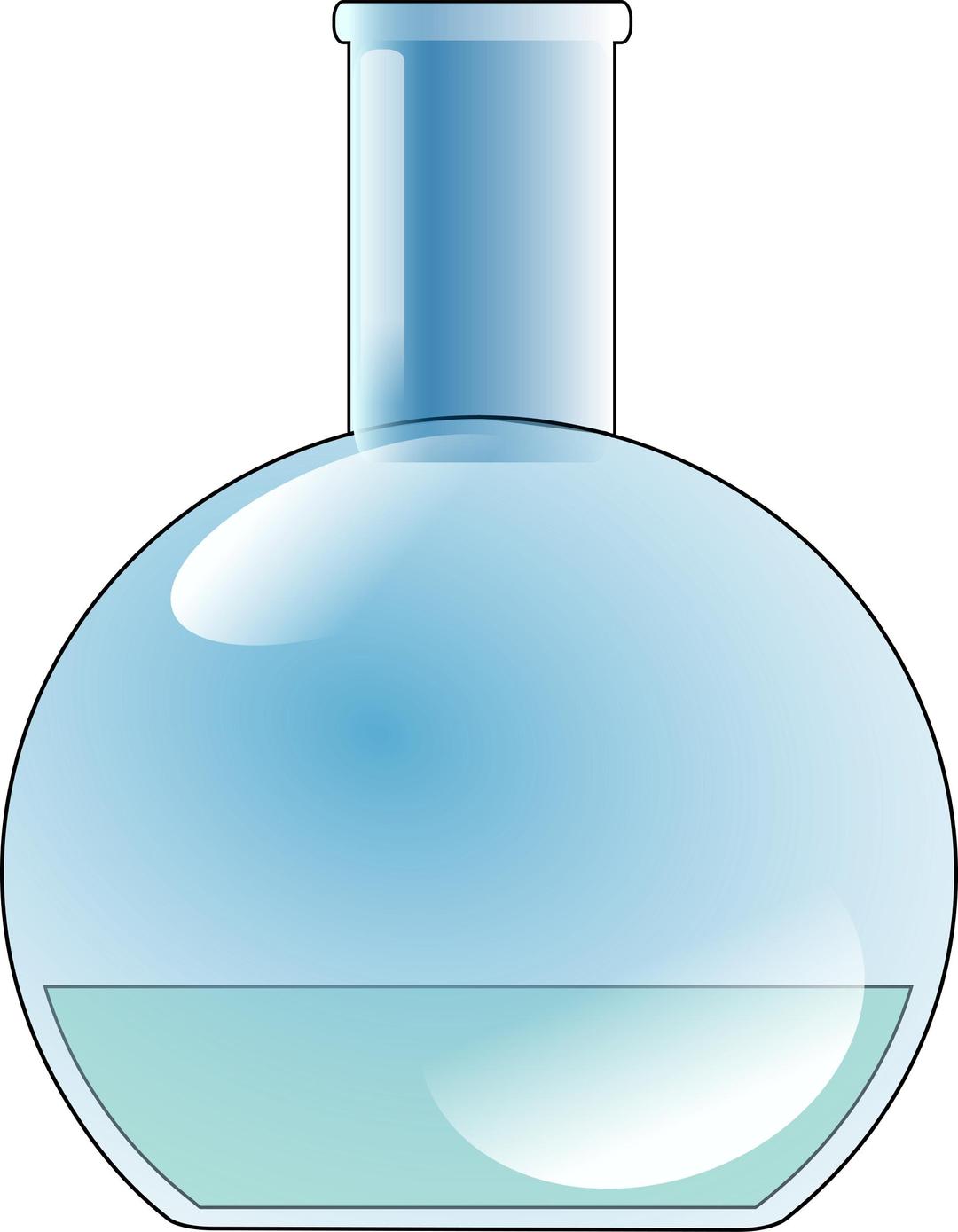 Flat Bottom Flask png transparent