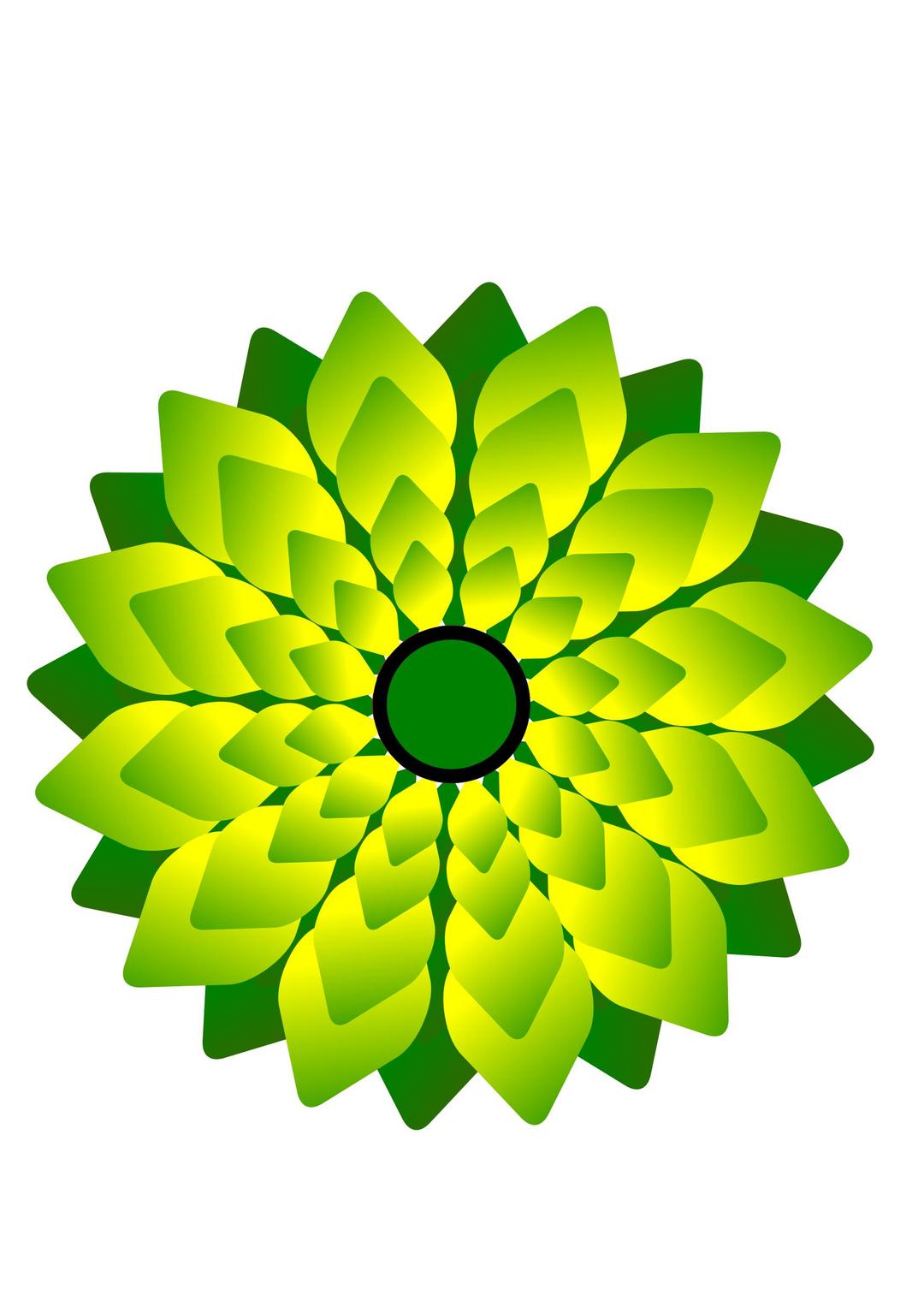 flor verde png transparent