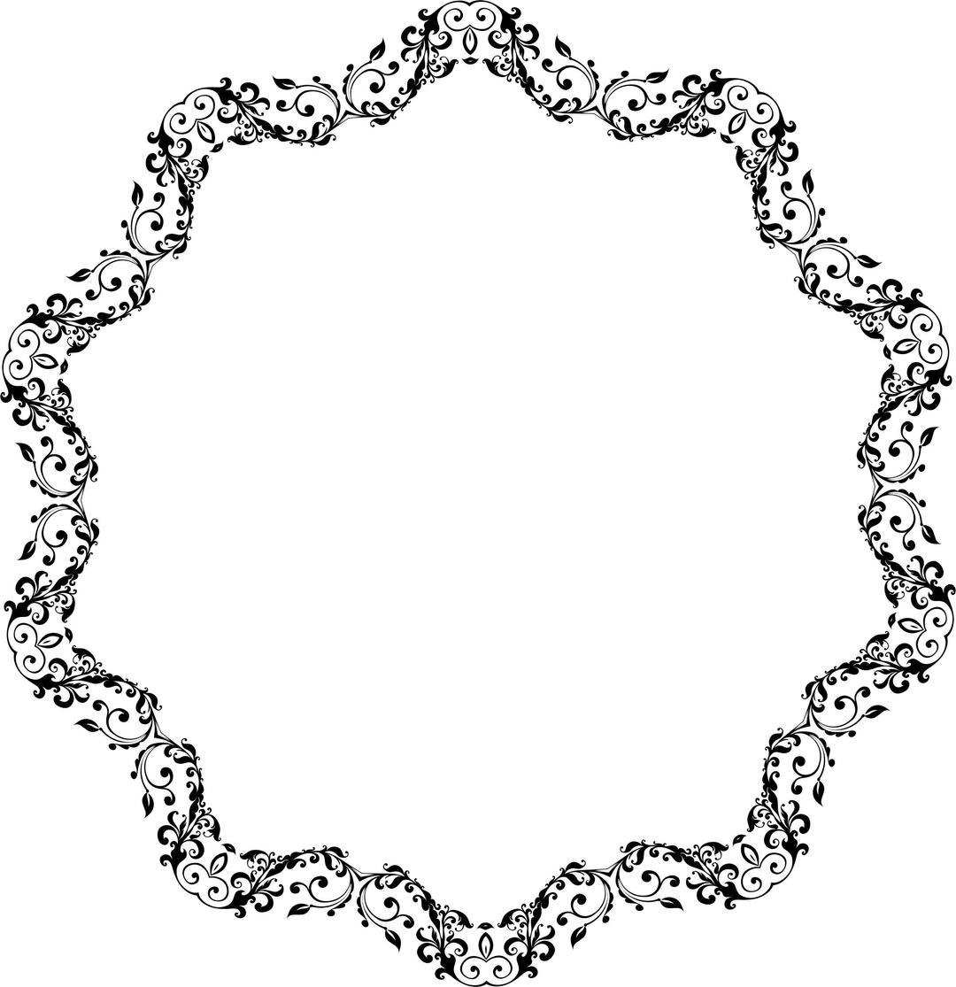 Flourish Circle Extended 3 png transparent