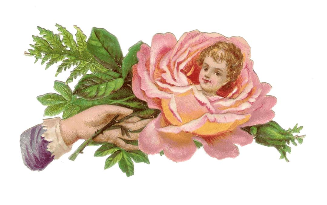 Flower Child Victorian Hand png transparent