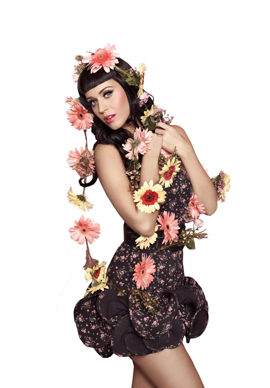 Flower Dress Katy Perry png transparent