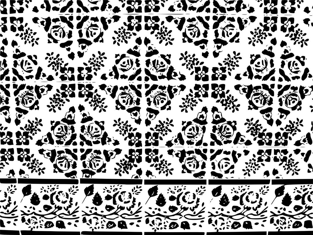 Flower geometric pattern png transparent