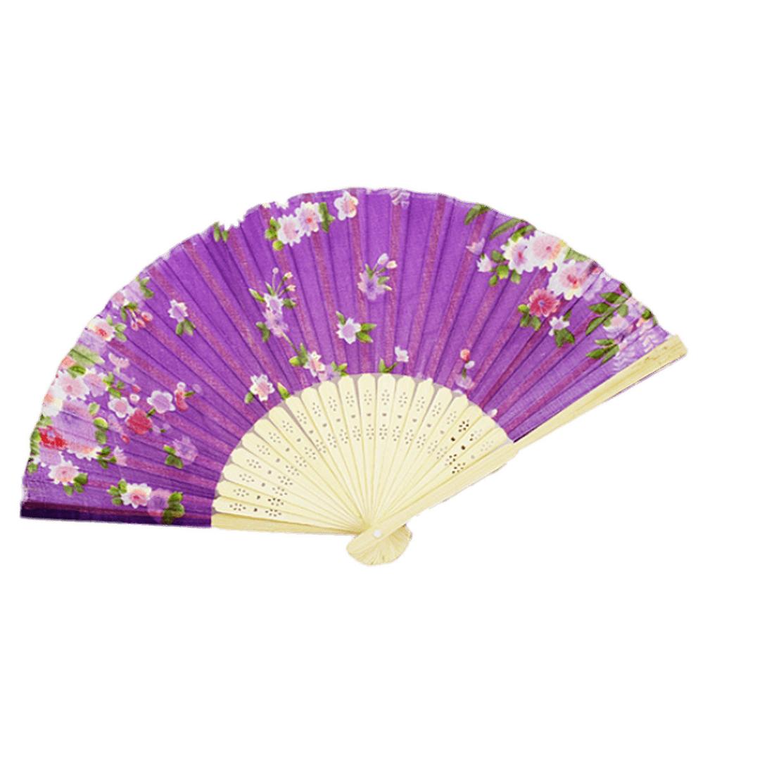 Flowers Chinese Fan png transparent