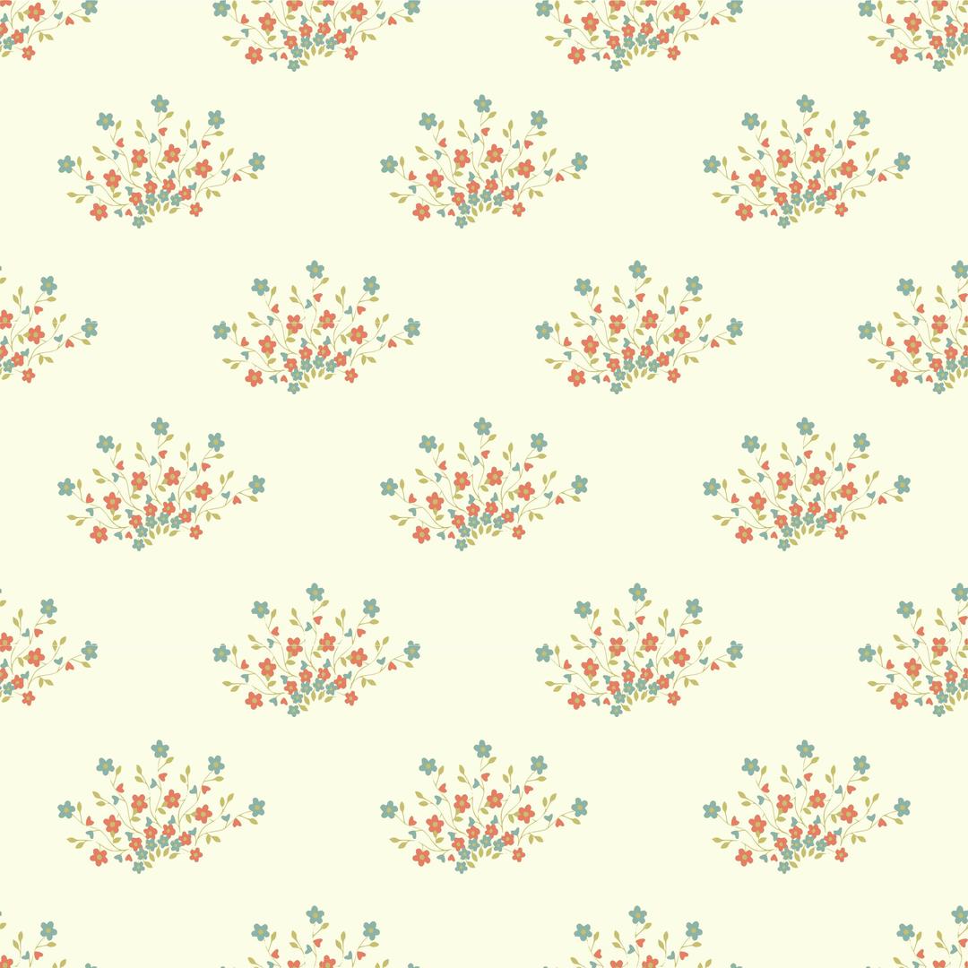 Flower-seamless pattern png transparent
