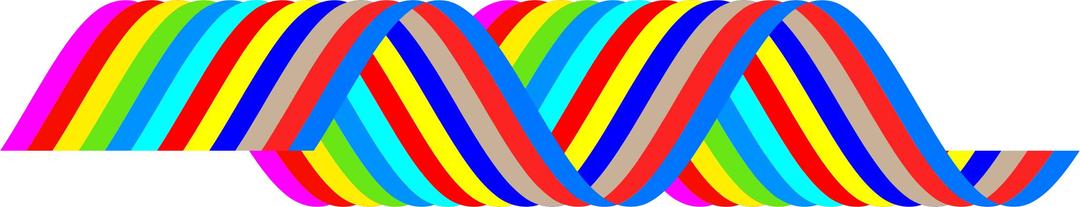 Flowing Rainbow png transparent