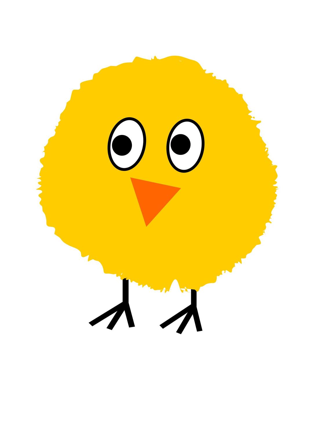 Fluffy chick 1 png transparent