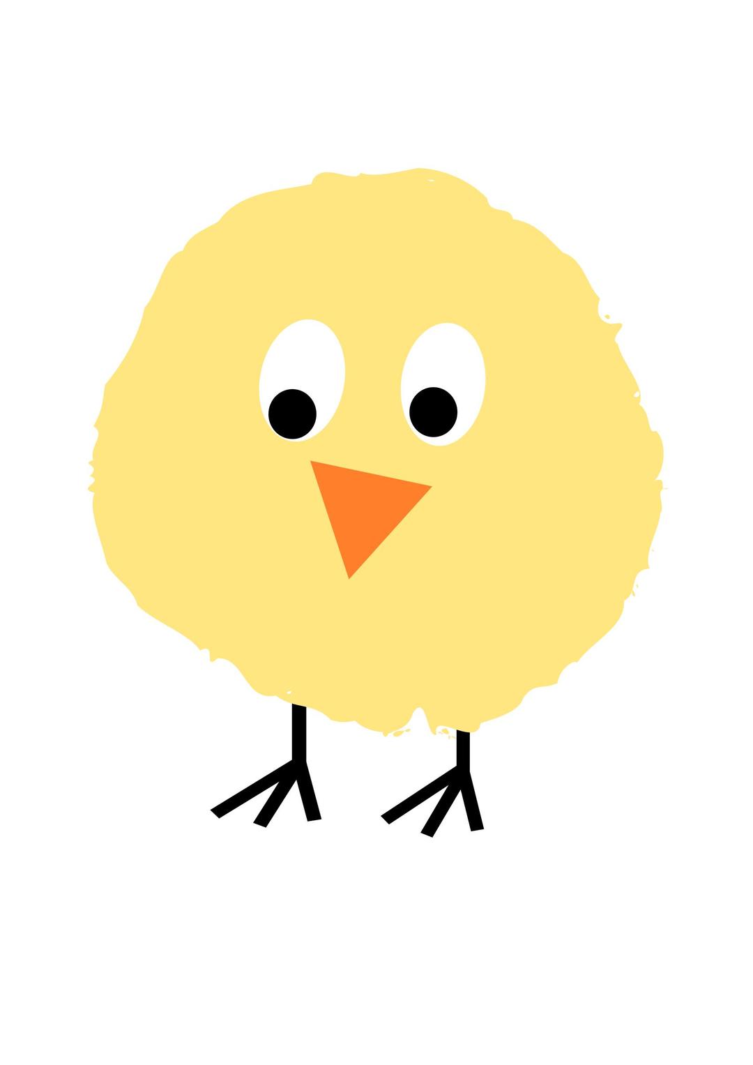 Fluffy chick 2 png transparent