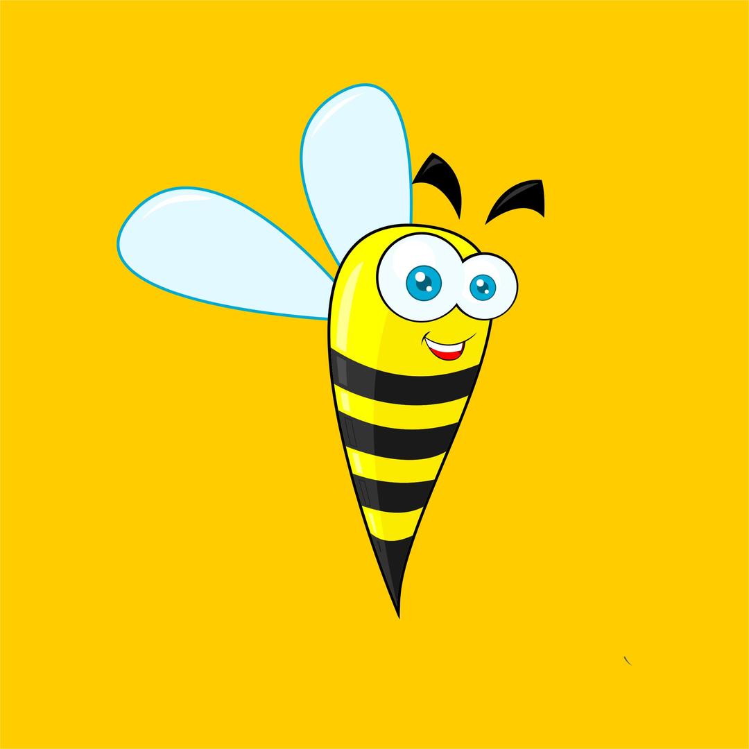 flying Bee  png transparent