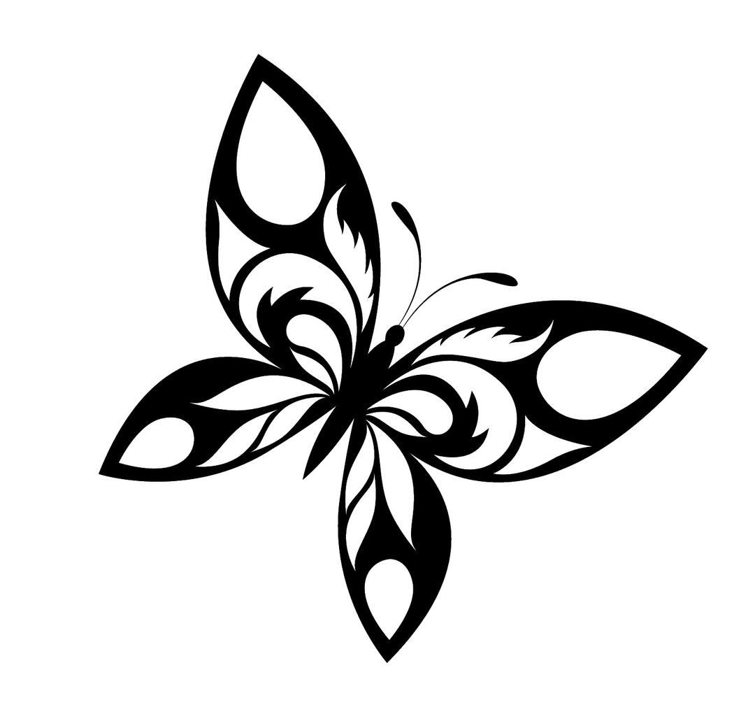 Flying Butterfly Tattoo png transparent