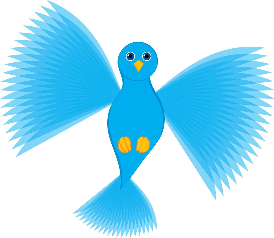 Flying Dove Blue png transparent