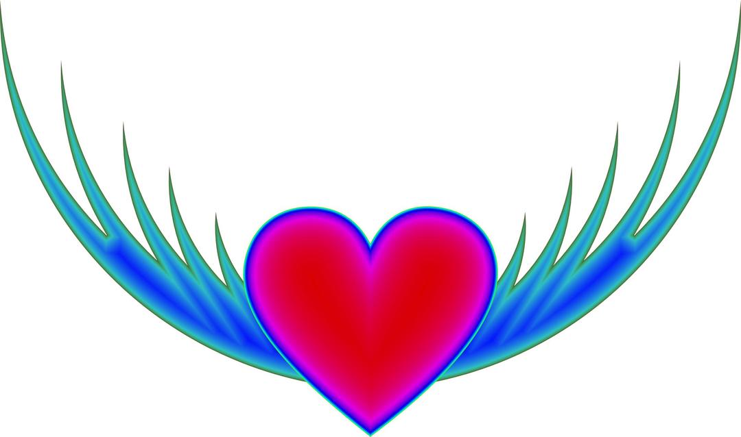 Flying Heart png transparent