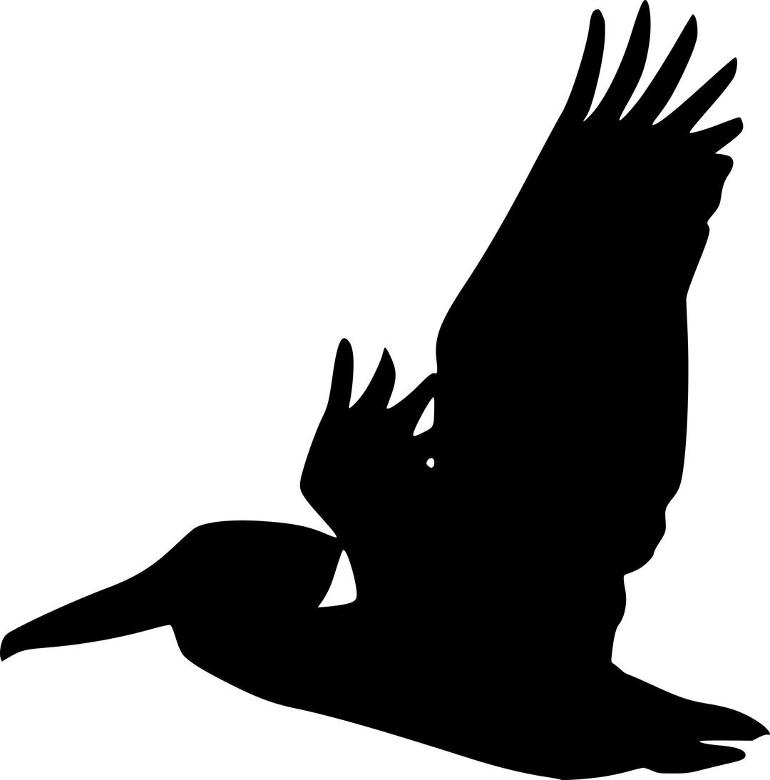 Flying Pelican Silhouette png transparent