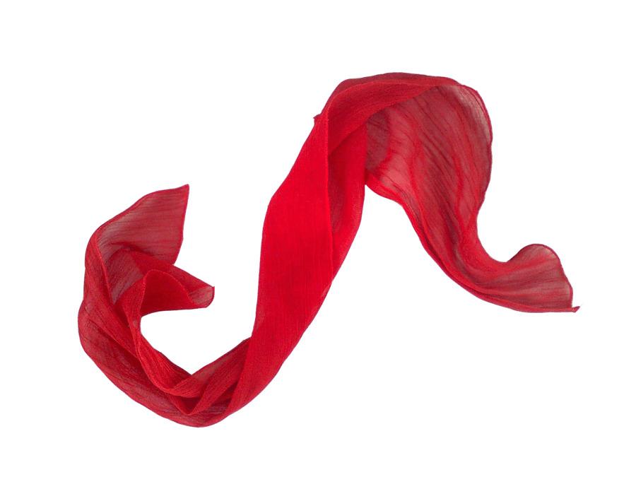 Flying Red Scarf png transparent