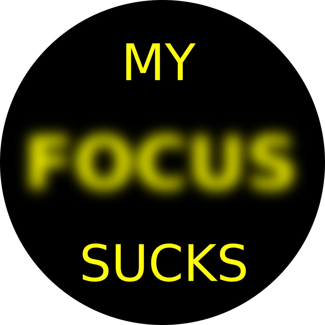 Focus Button png transparent