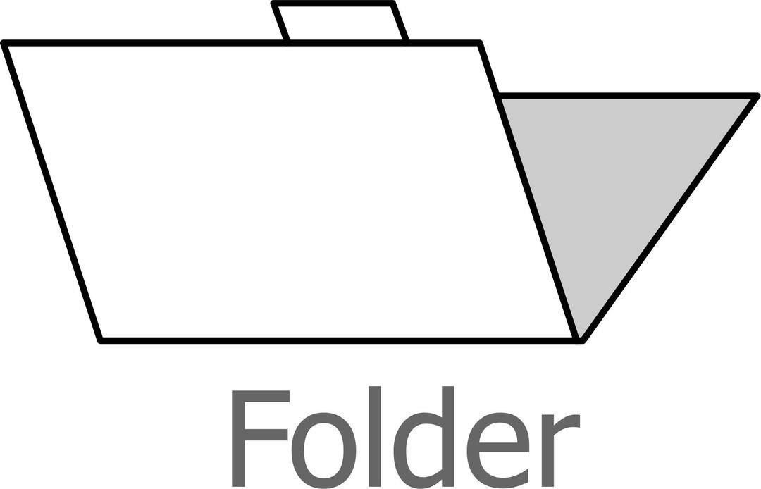 Folder Labelled png transparent