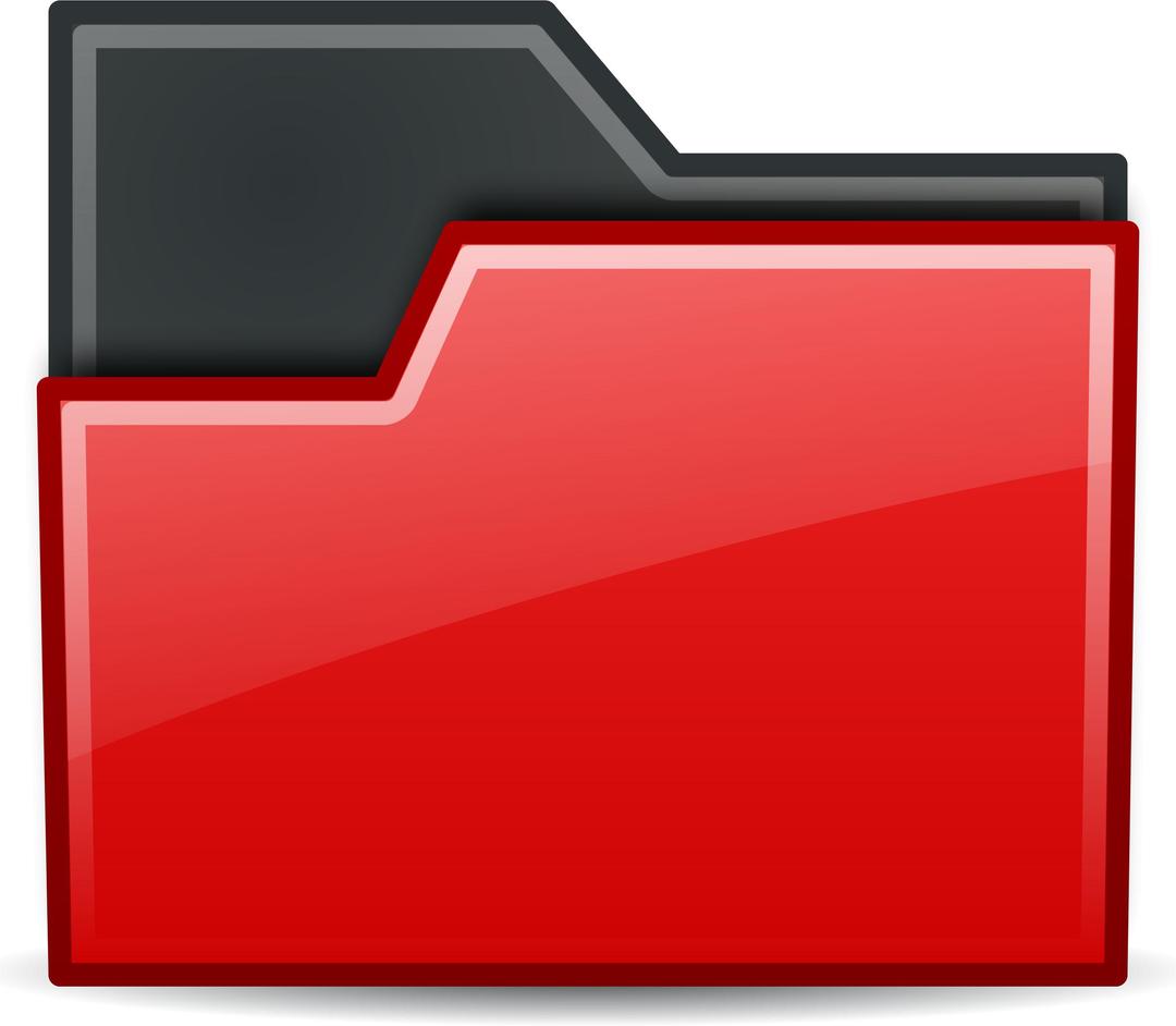 folder red png transparent