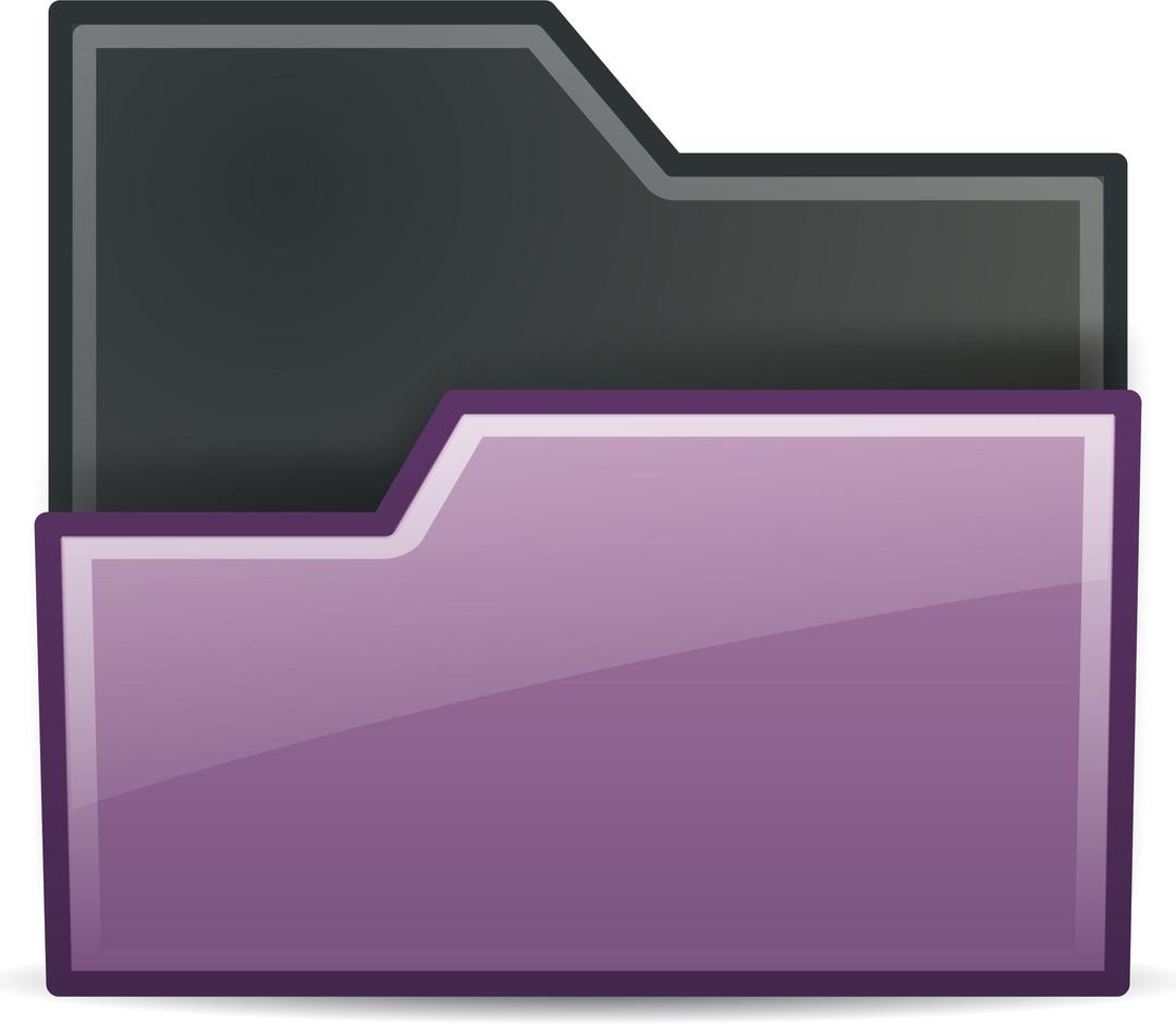 folder violet open png transparent