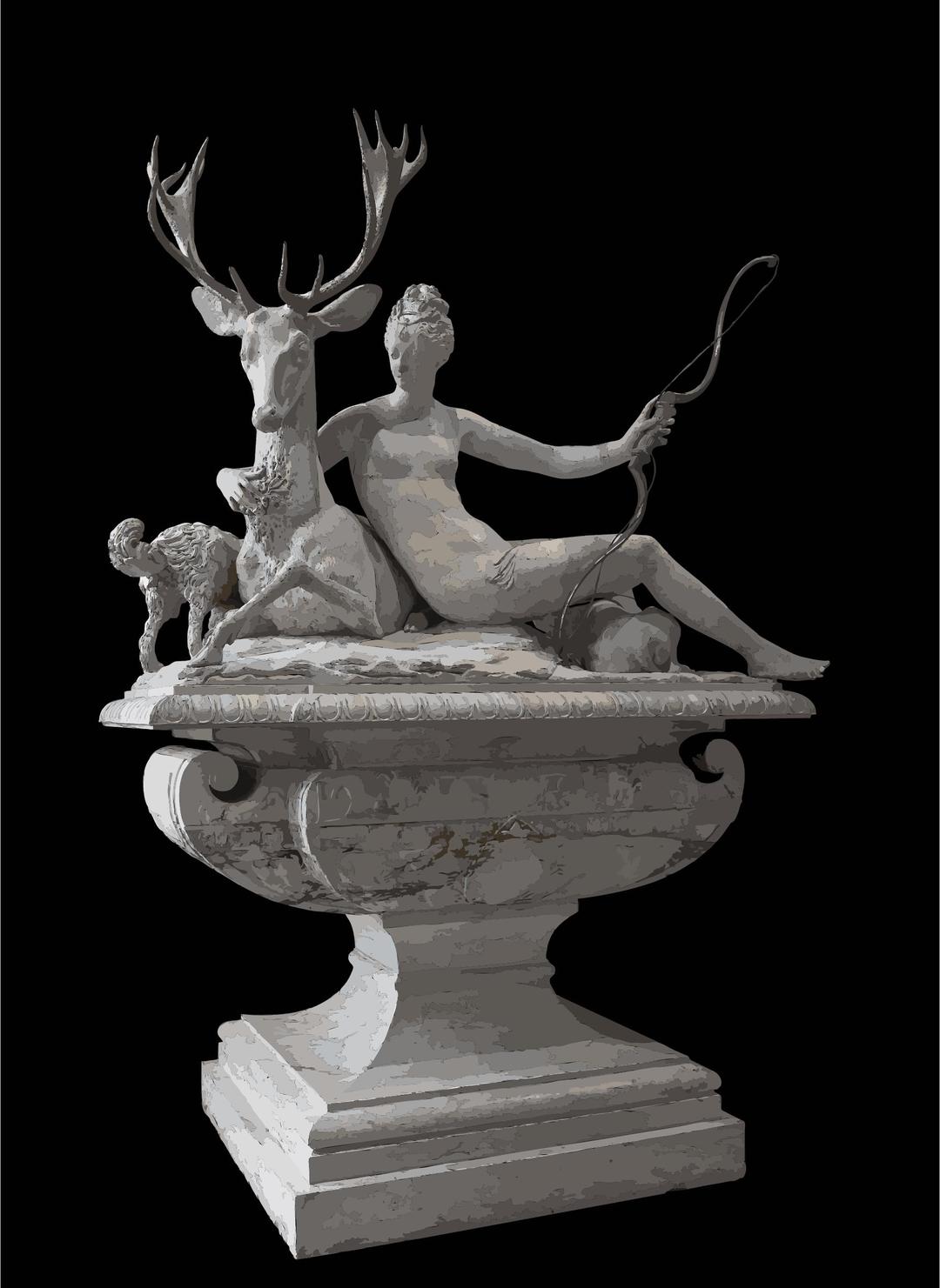 Fontaine Diane Fountain Diana Anet Louvre MR 1581, MR sup 123 png transparent