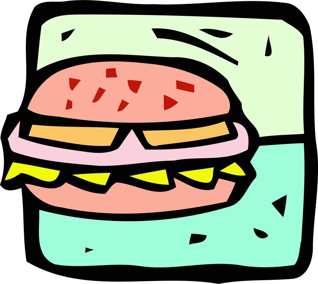 Food and drink icon - burger png transparent