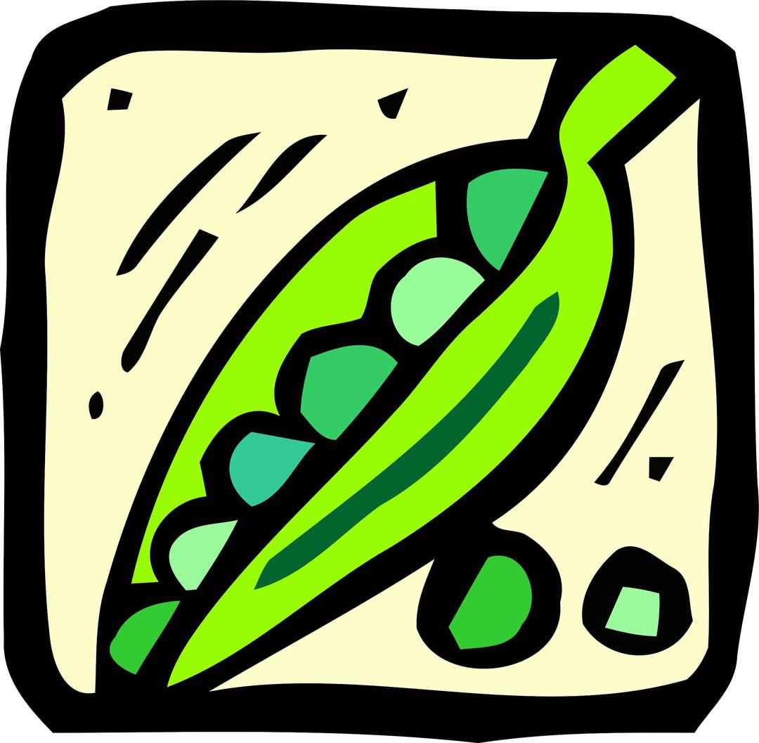 Food and drink icon - peas png transparent
