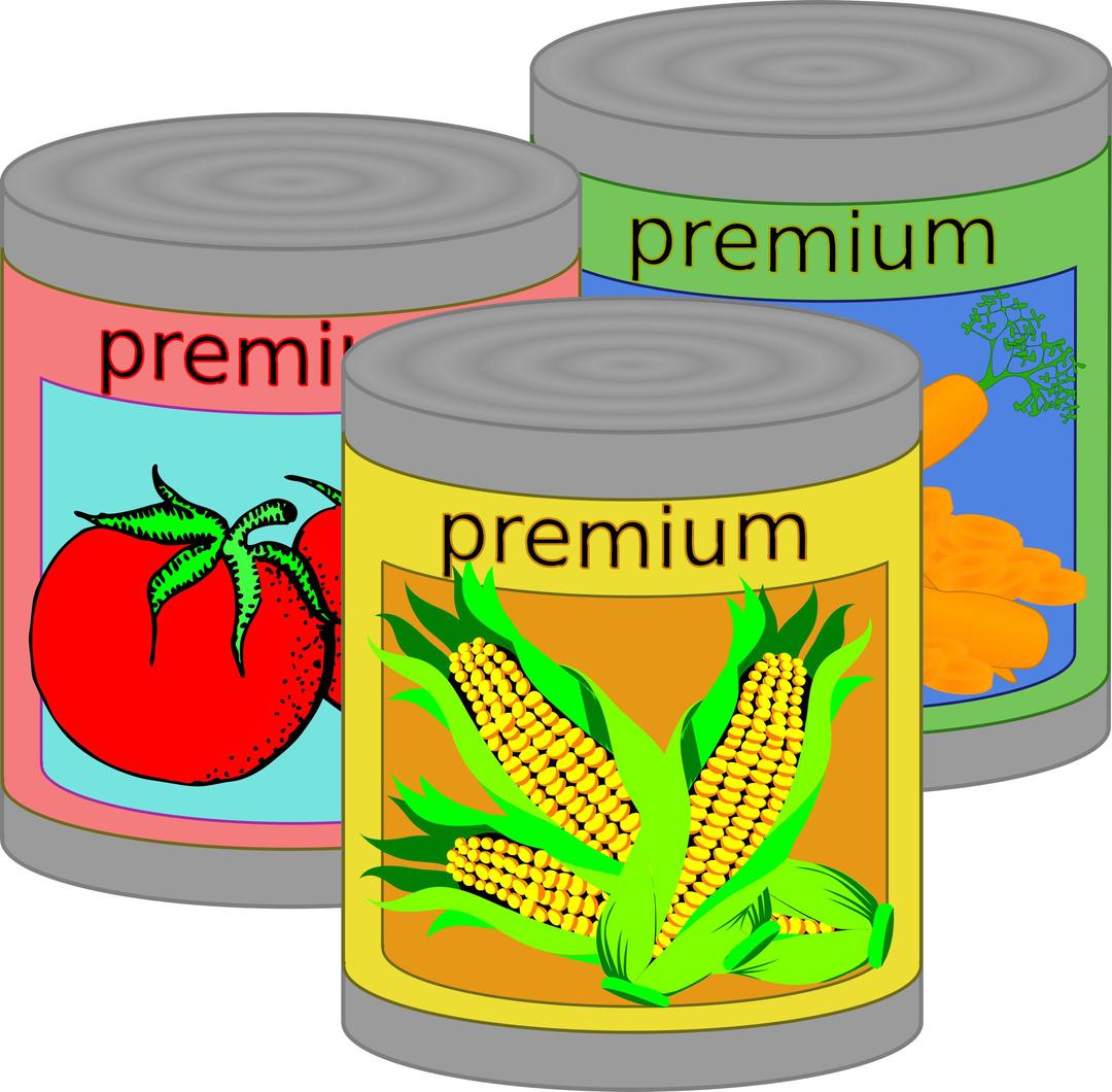 food cans png transparent