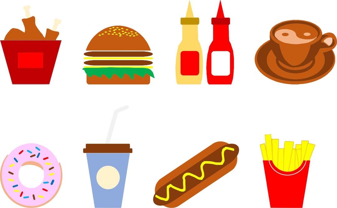 Food Icons png transparent