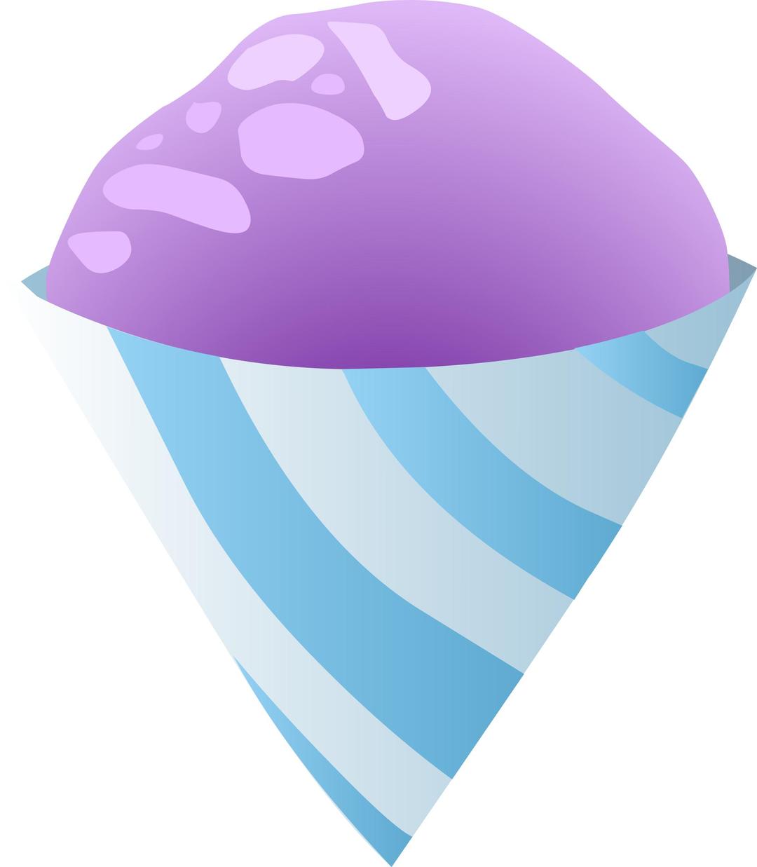 Food Sno Cone Purple png transparent