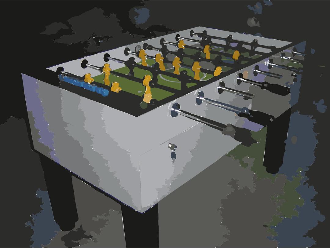 foosball table png transparent