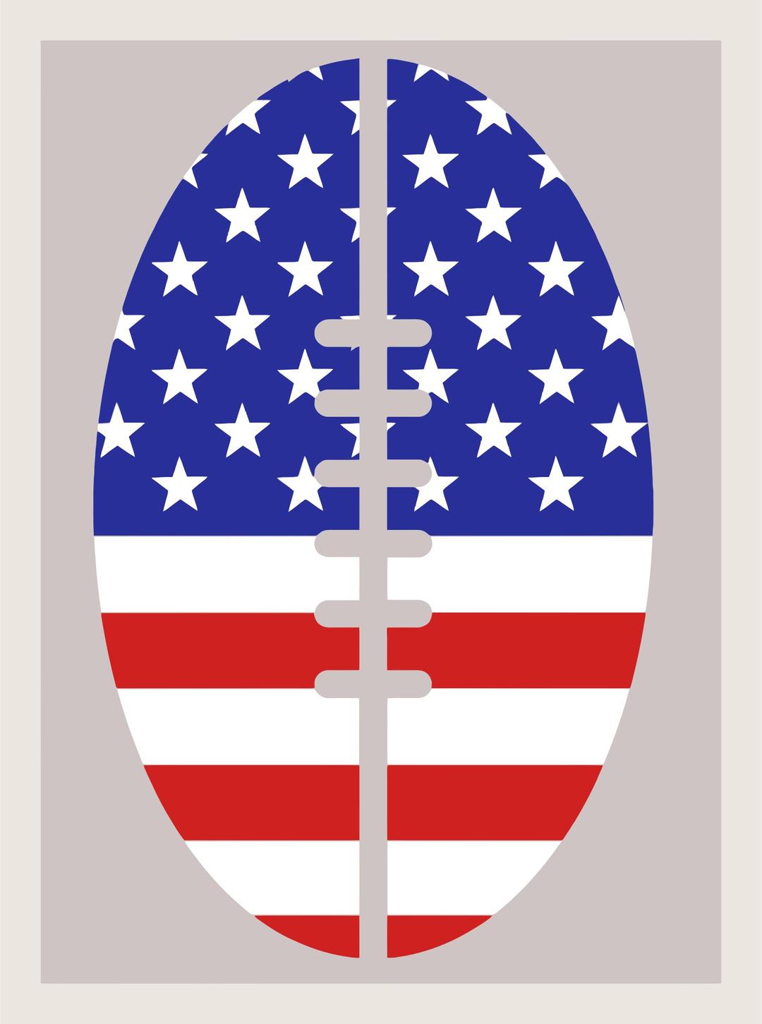 Football Flag USA png transparent