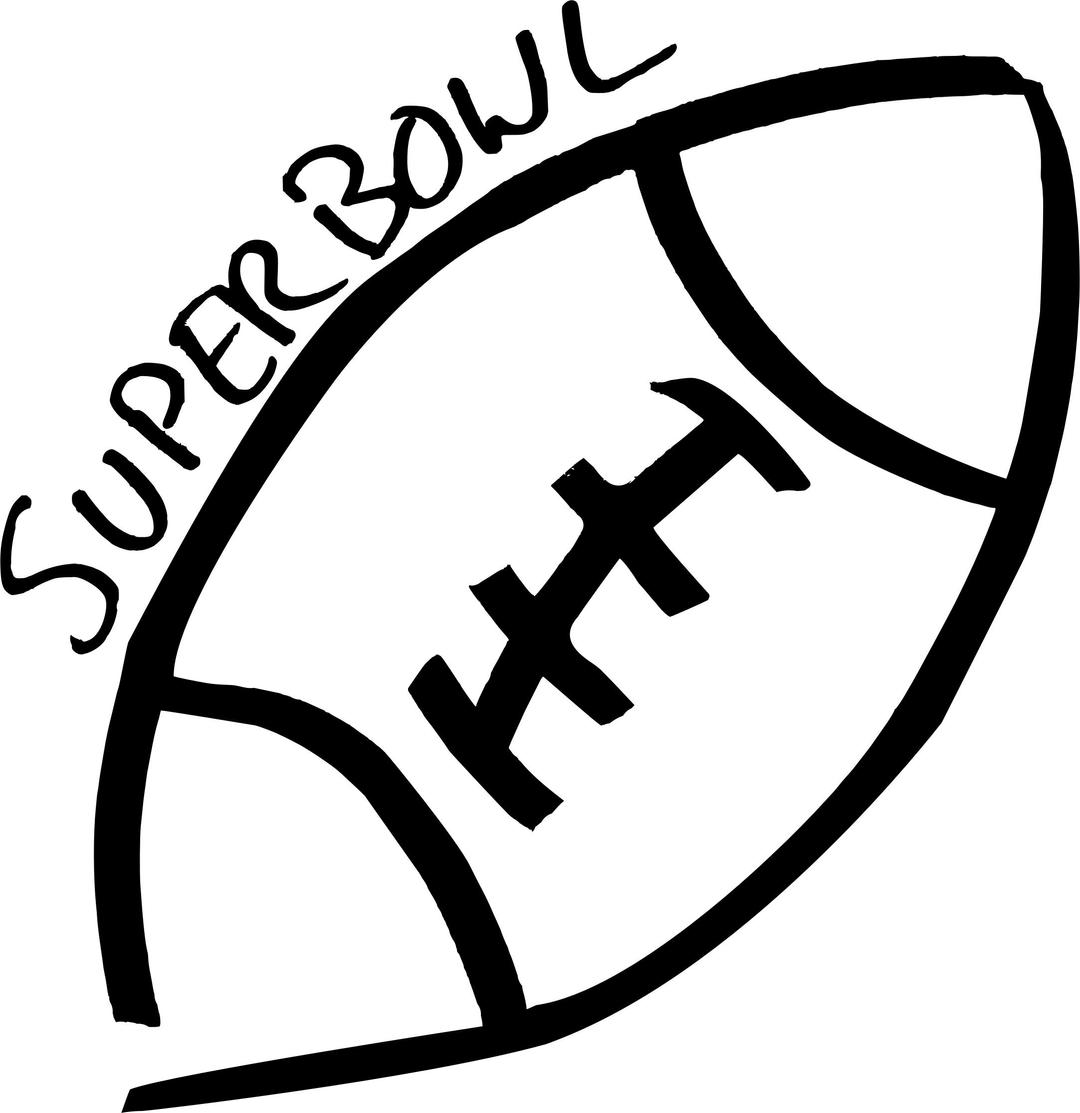 Football sketch (cleaned up) png transparent