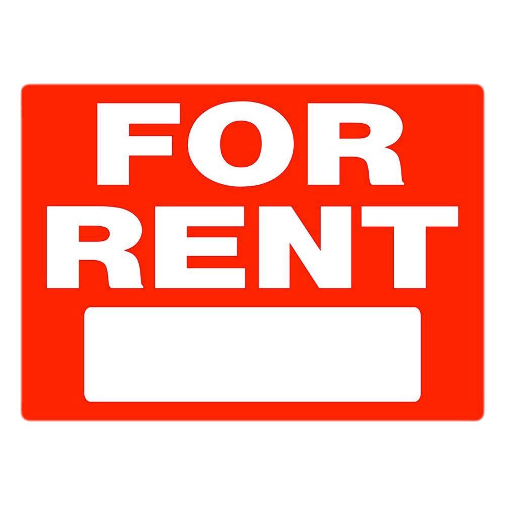 For Rent Rectangular Sign png transparent