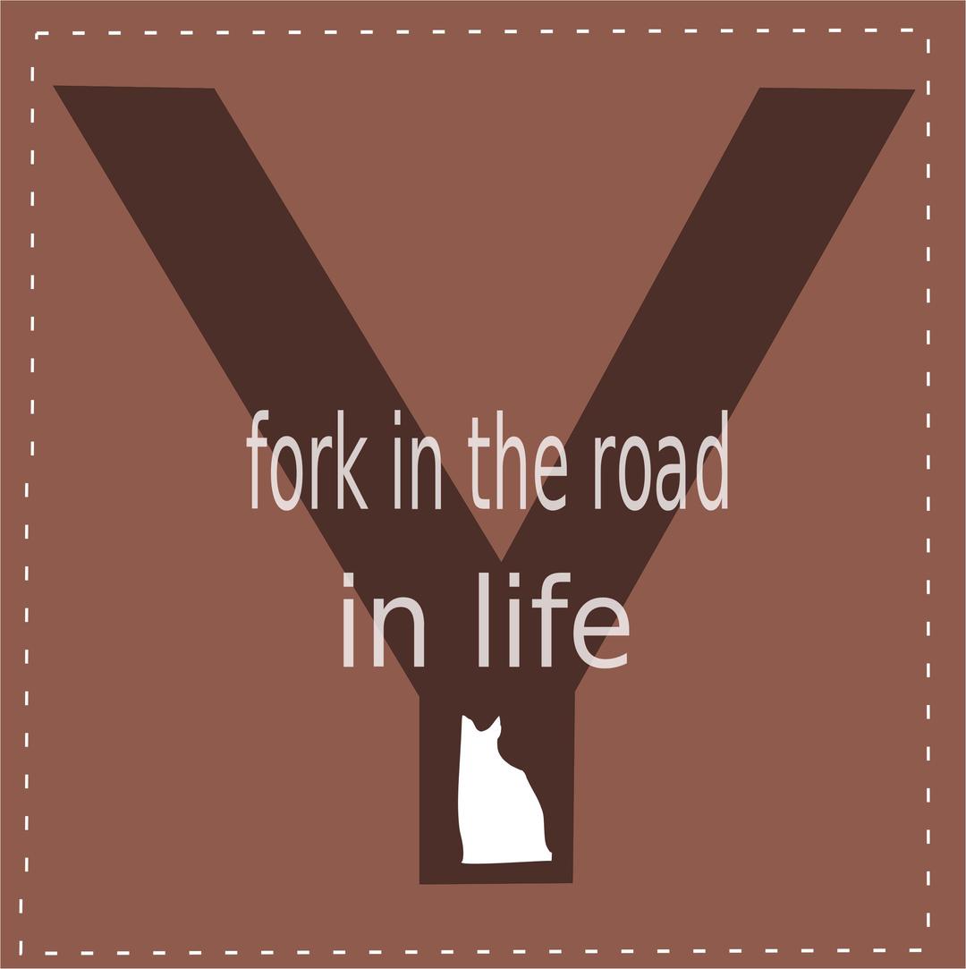 fork in the road png transparent