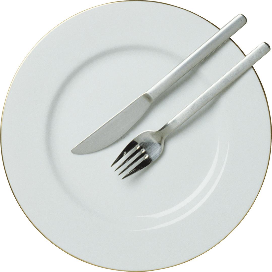 Fork Knife Plate png transparent
