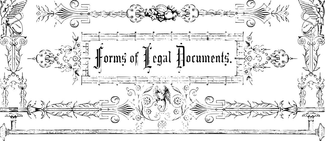 Forms of Legal Documents Label png transparent