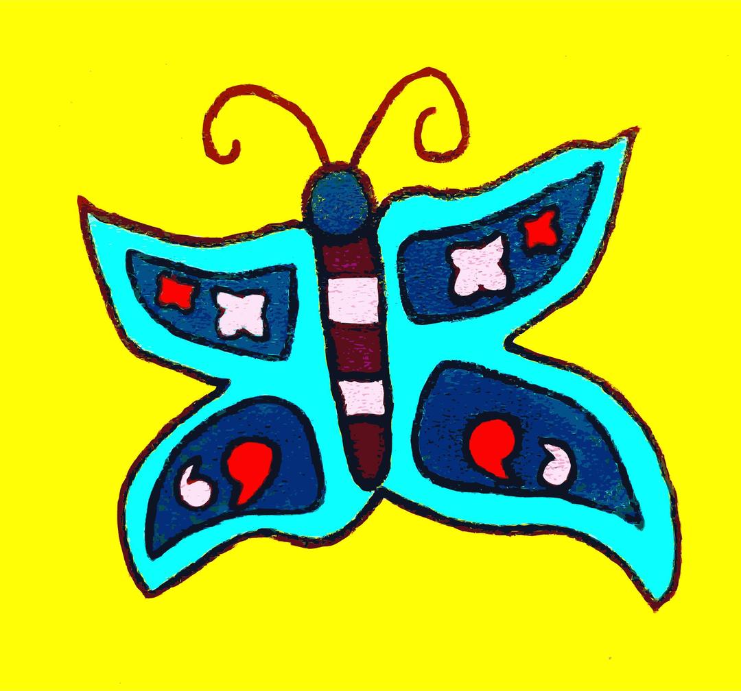 Found Mural Butterflies 4 png transparent