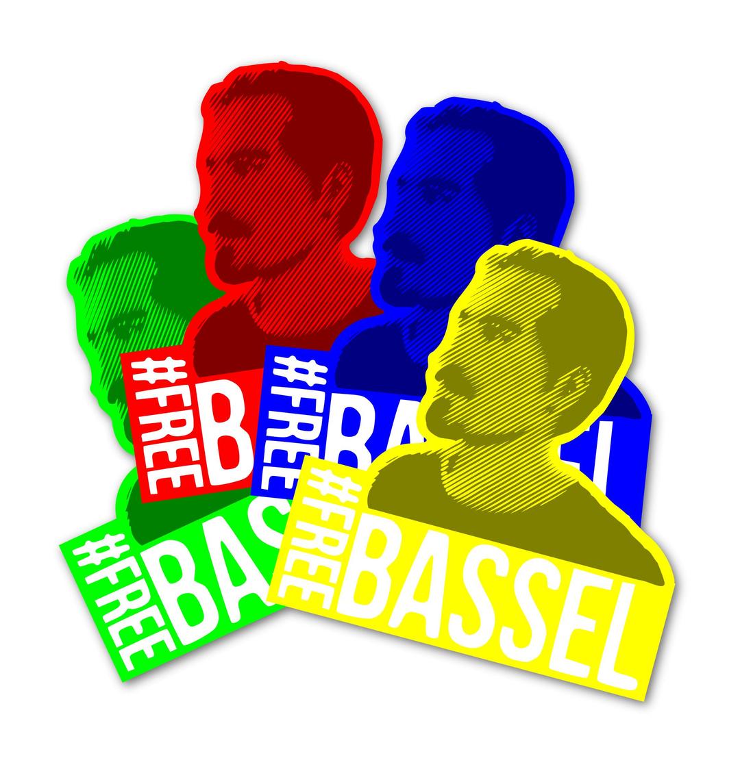four stickers png transparent