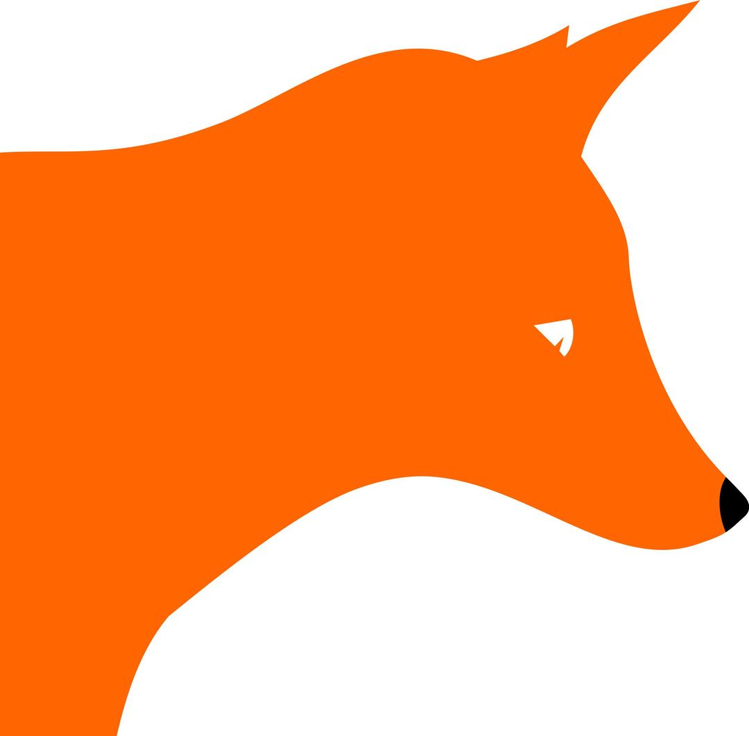 Fox head by Rones png transparent