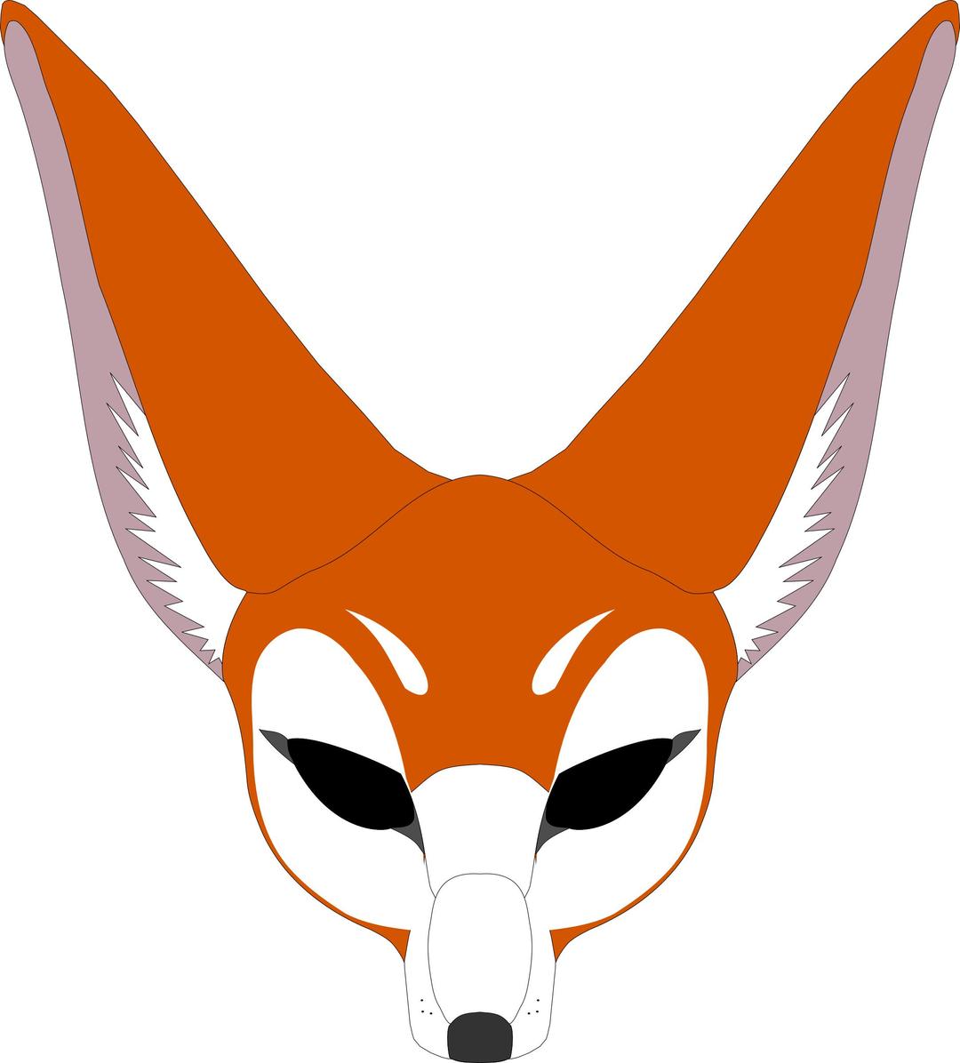 Fox mask png transparent