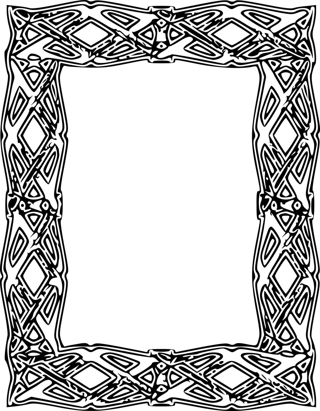 frame outline png transparent