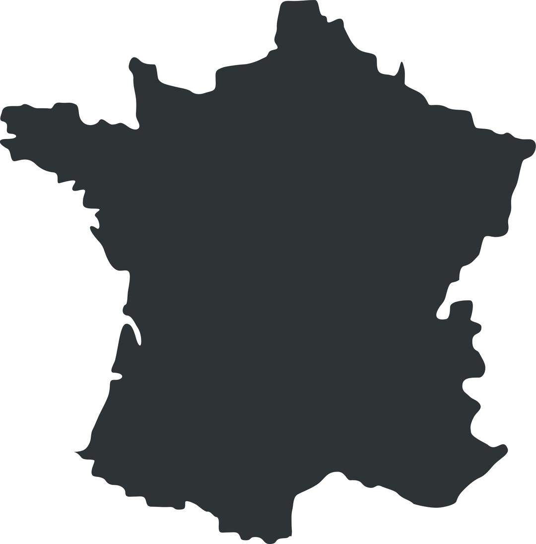 France Map png transparent