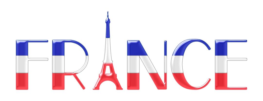 France Typography Enhanced png transparent