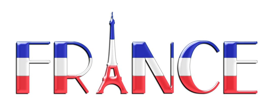 France Typography Enhanced 2 png transparent