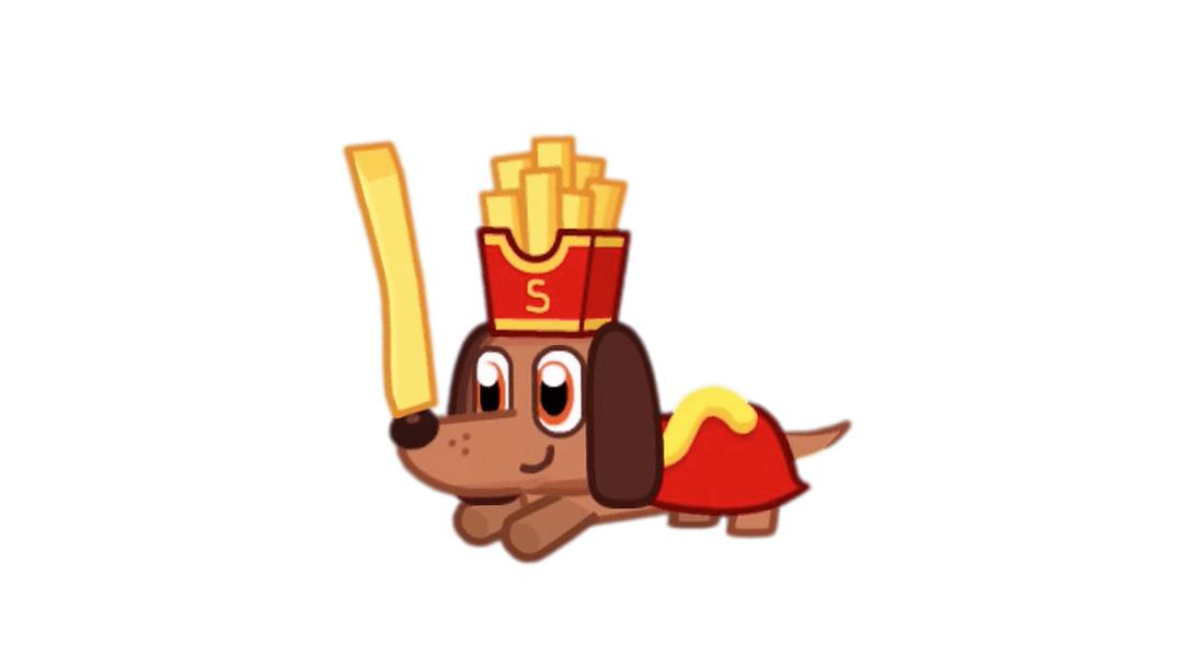 Frankie the Weenie WoofWoof Balancing Act png transparent