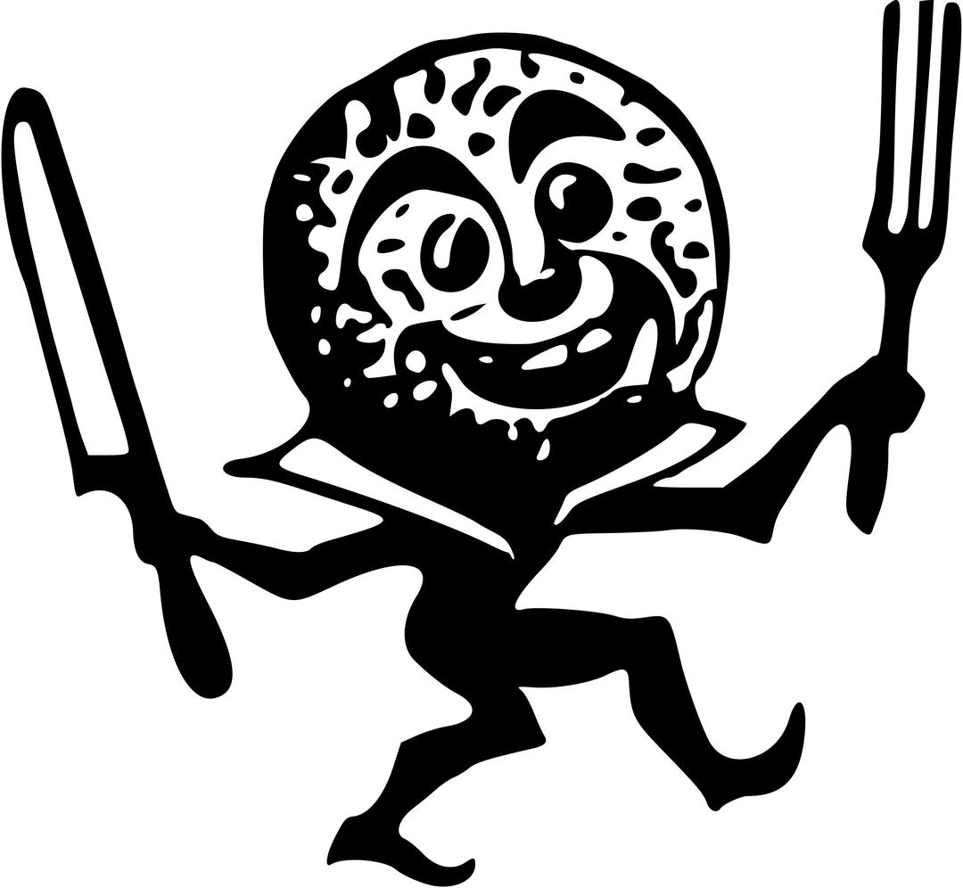 Freaky animated cookie png transparent